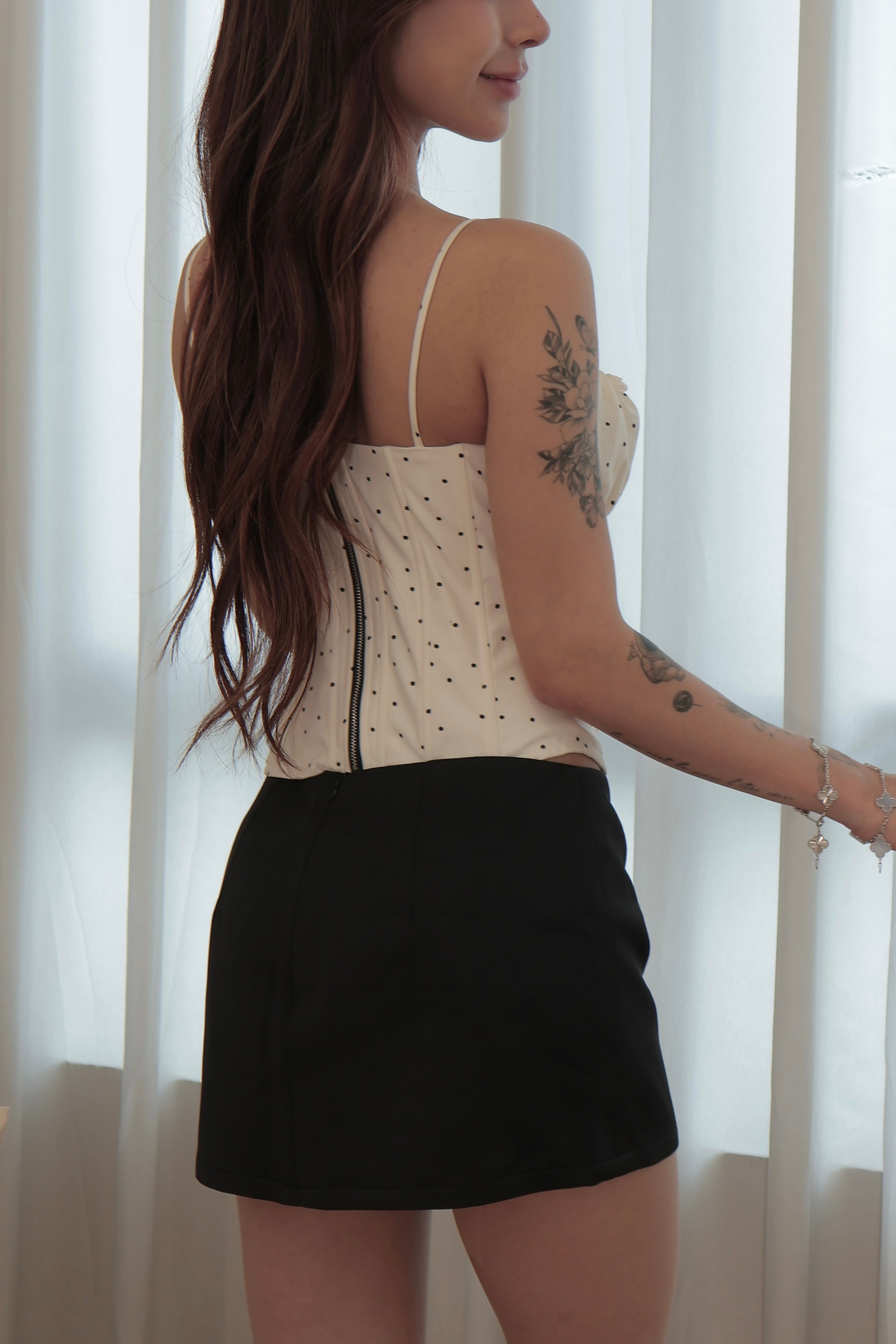 JANE SET DOTTY TOP AND BOTTOM